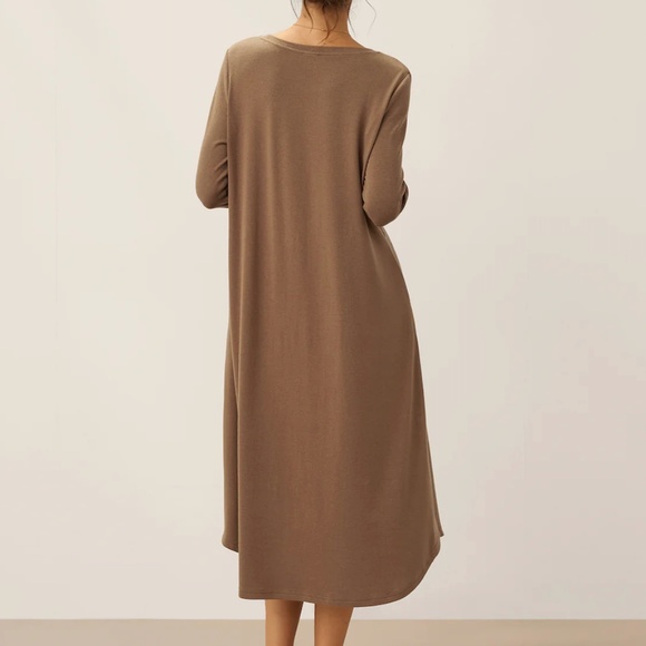 Lenzing Tencel Modal® A-Line Curved Hem Stretch Maxi Dress KAYLA - Picture 6 of 7